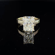 5.09ctw E VS1 Radiant Cut Lab Grown Diamond Engagement Ring