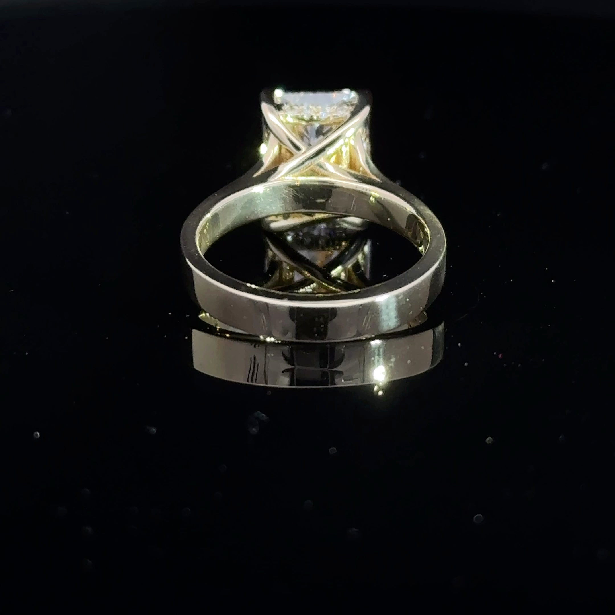 5.09ctw E VS1 Radiant Cut Lab Grown Diamond Engagement Ring