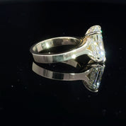5.09ctw E VS1 Radiant Cut Lab Grown Diamond Engagement Ring