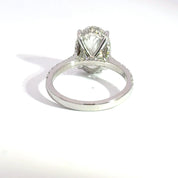 4.10ct F-VS1 Oval Lab Diamond Haven