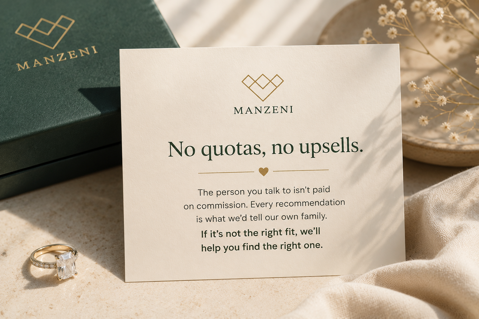 No quotas, no upsells