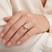 5.09ctw E VS1 Radiant Cut Lab Grown Diamond Engagement Ring