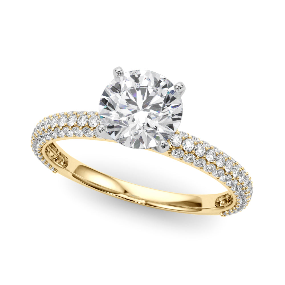Mina Round Engagement Ring