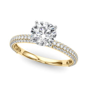 Mina Round Engagement Ring