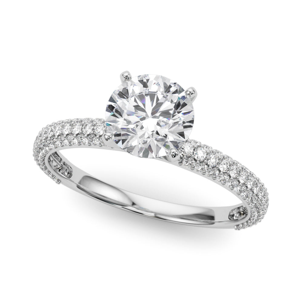 Mina Round Engagement Ring