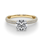 Mina Round Engagement Ring