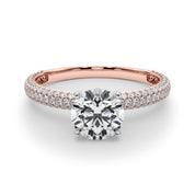 Mina Round Engagement Ring