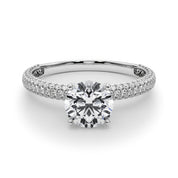 Mina Round Engagement Ring