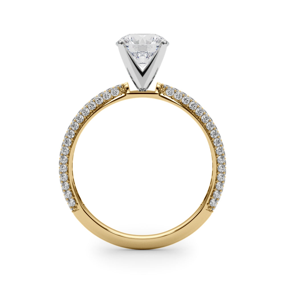 Mina Round Engagement Ring