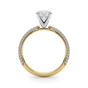 Mina Round Engagement Ring