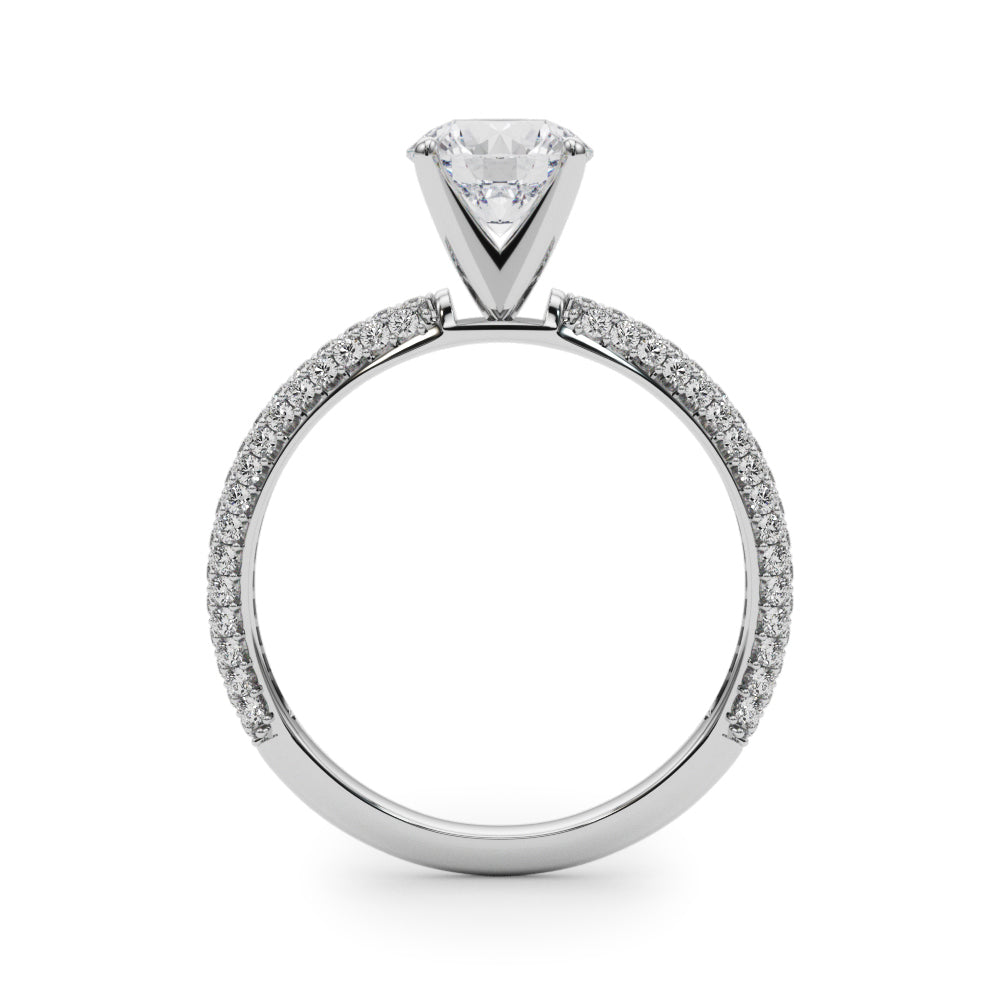 Mina Round Engagement Ring