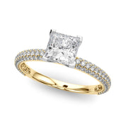 Mina Princess Engagement Ring