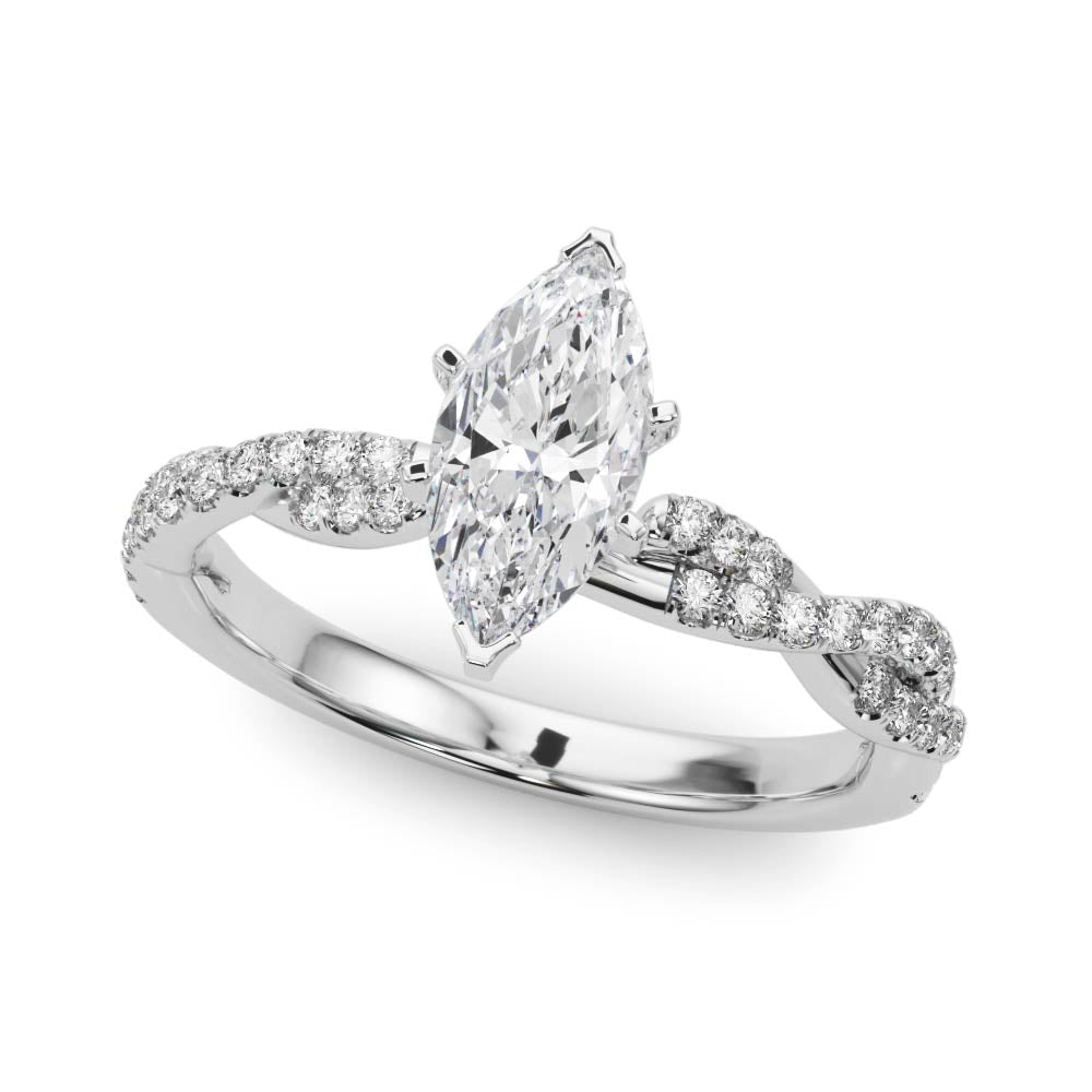 Lilian Marquise Engagement Ring