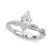 Lilian Marquise Engagement Ring