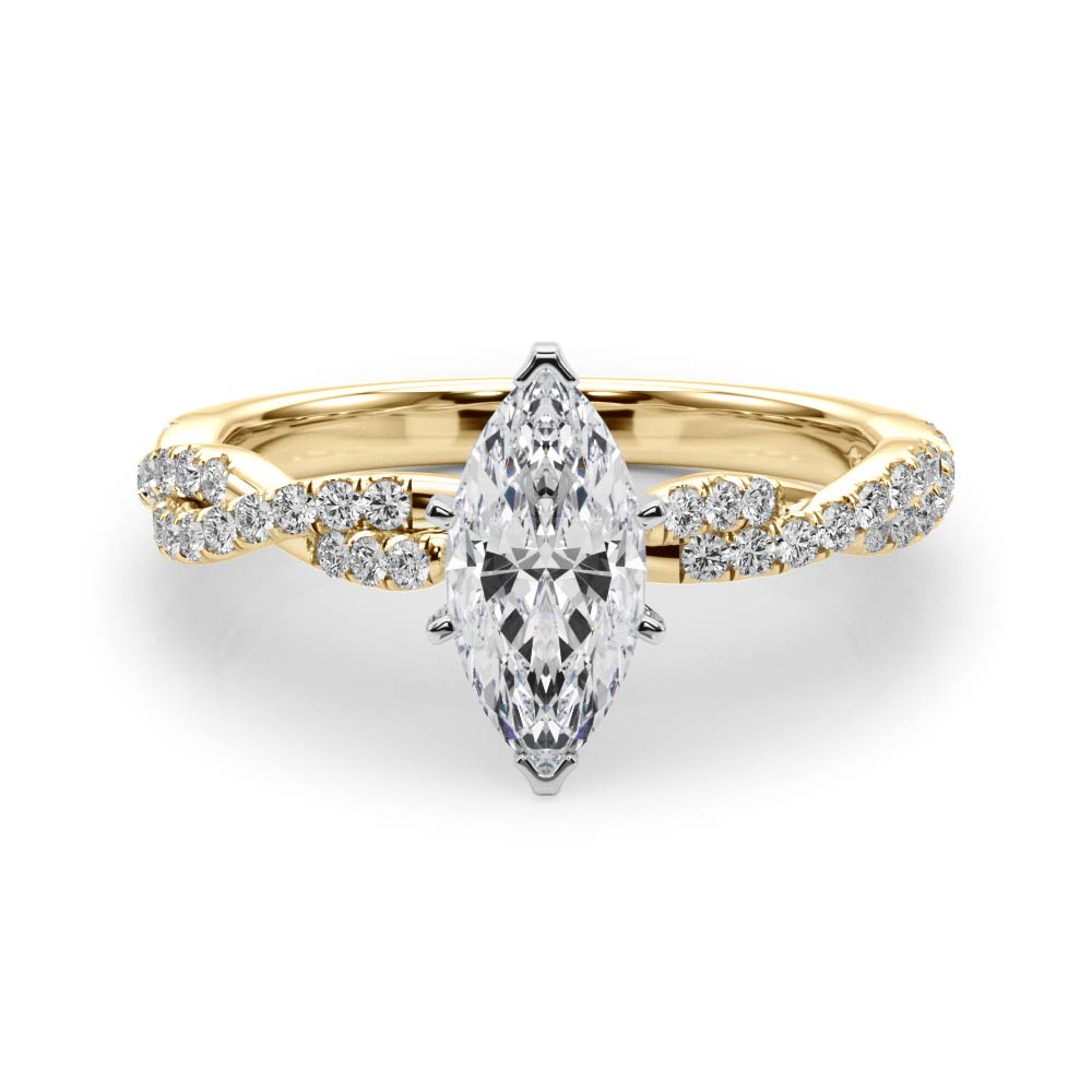 Lilian Marquise Engagement Ring