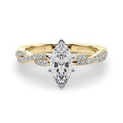 Lilian Marquise Engagement Ring