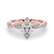 Lilian Marquise Engagement Ring