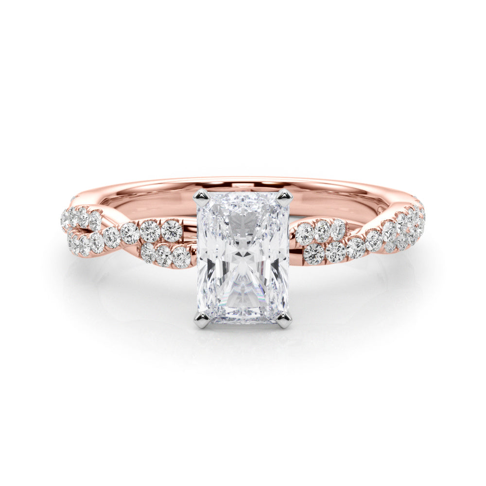 Lilian Radiant Engagement Ring
