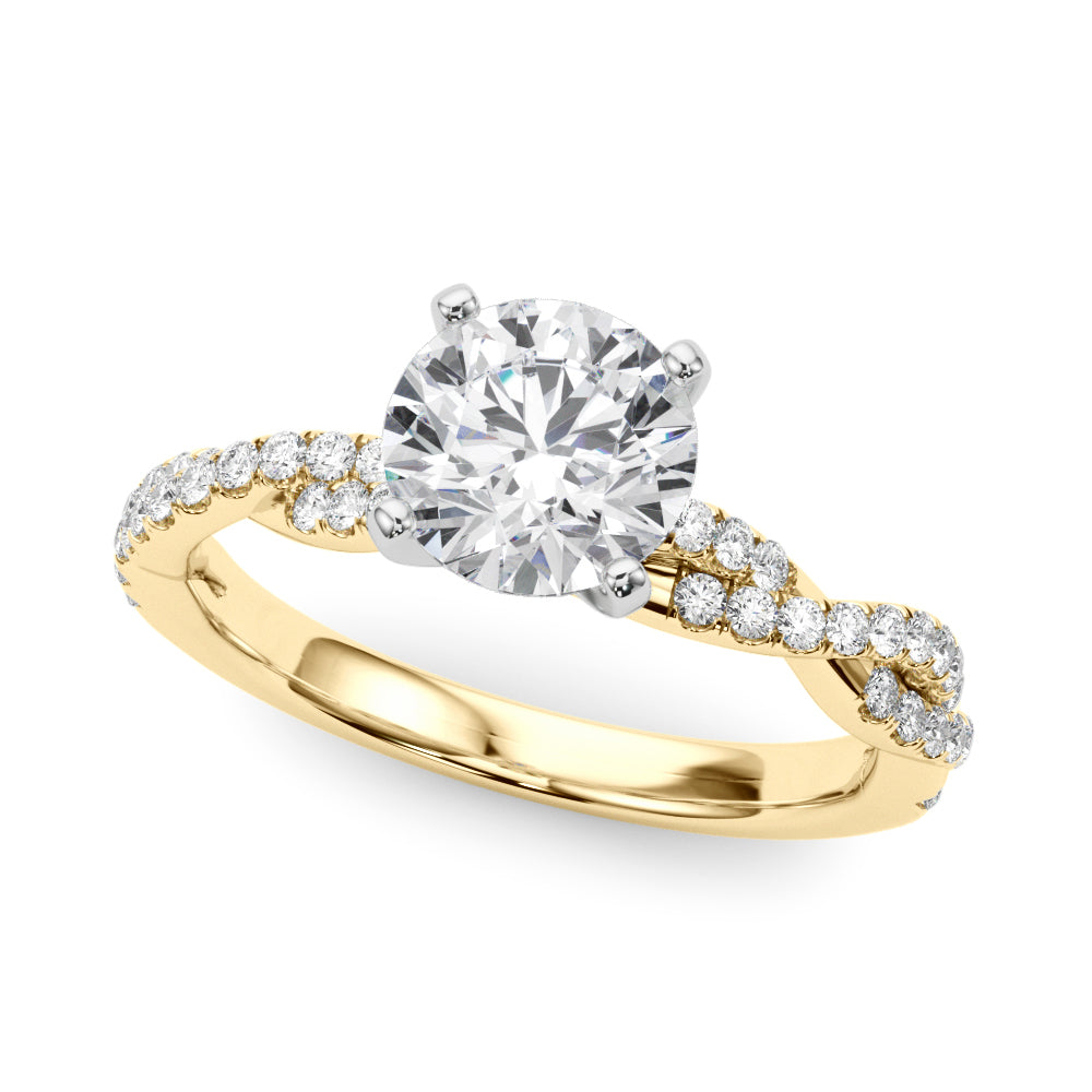 Lilian Round Engagement Ring