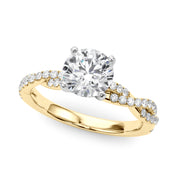 Lilian Round Engagement Ring