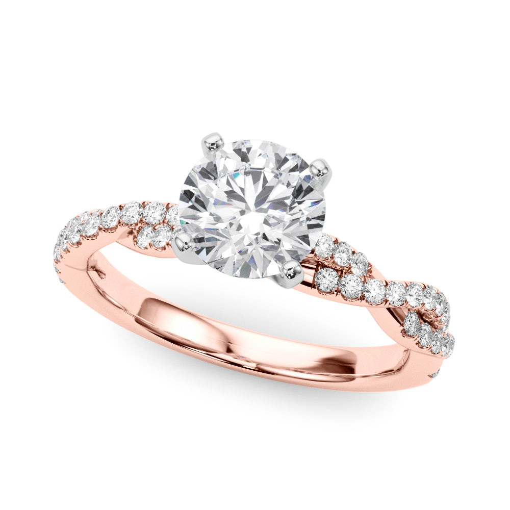 Lilian Round Engagement Ring