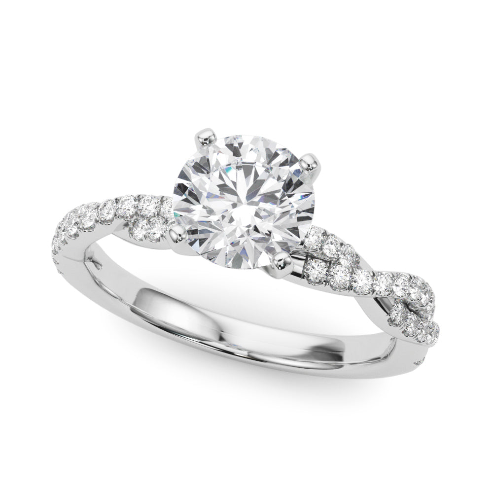 Lilian Round Engagement Ring