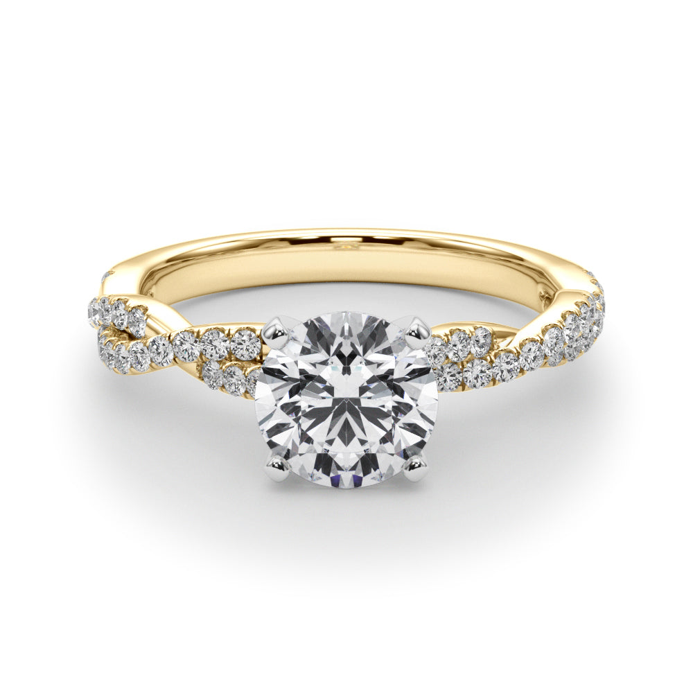 Lilian Round Engagement Ring