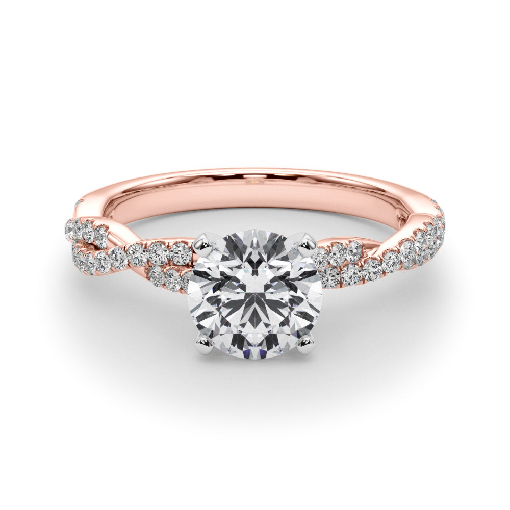 Lilian Round Engagement Ring