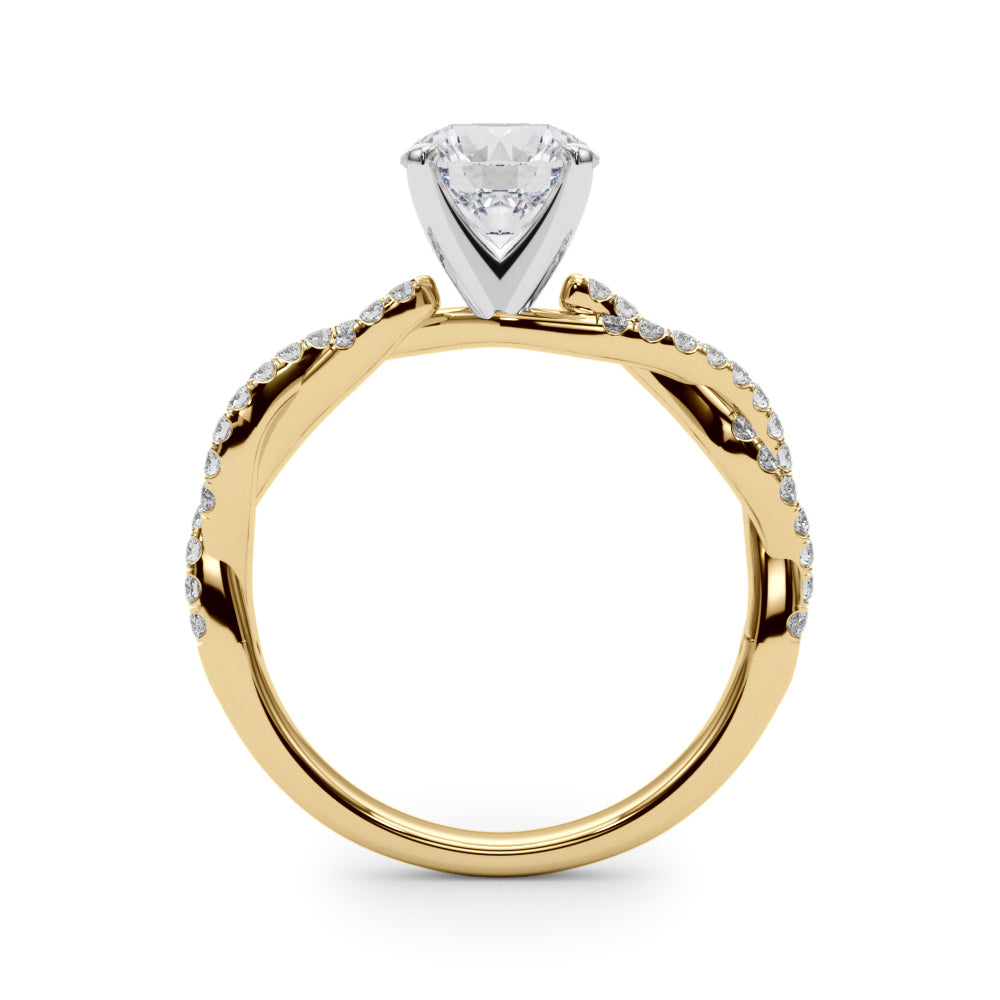Lilian Round Engagement Ring