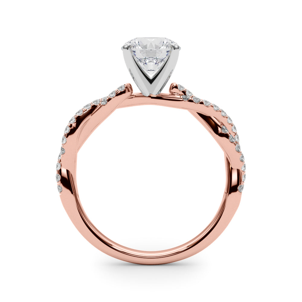 Lilian Round Engagement Ring