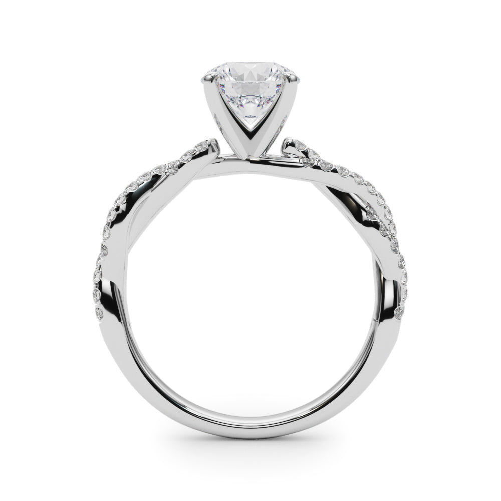 Lilian Round Engagement Ring