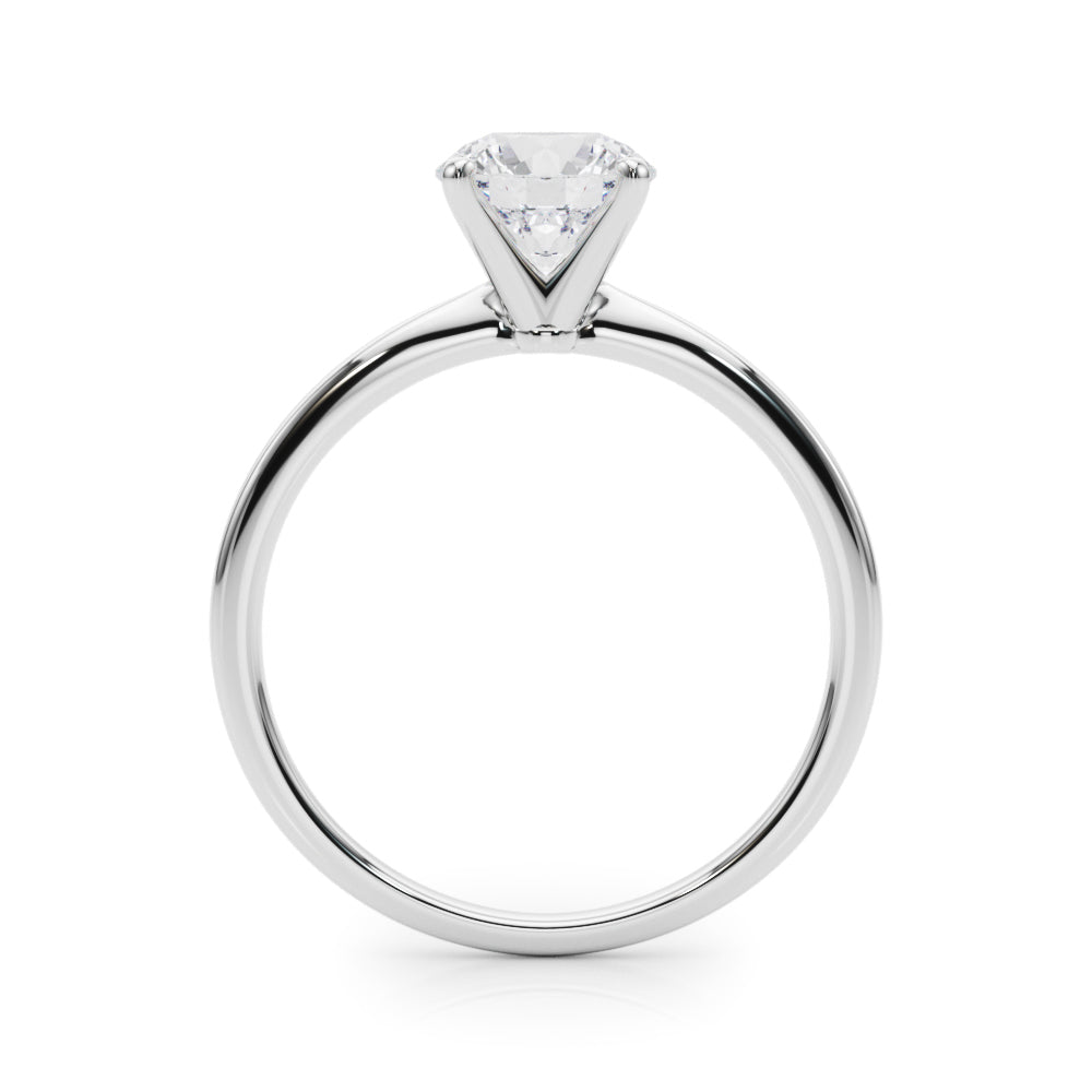 Paisley Round Engagement Ring