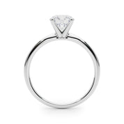 Paisley Round Engagement Ring