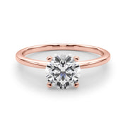 Paisley Round Engagement Ring
