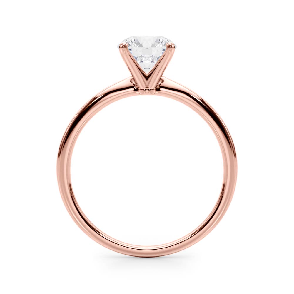 Paisley Round Engagement Ring