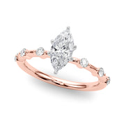 Daisy Marquise Engagement Ring