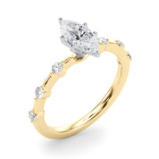 Daisy Marquise Engagement Ring