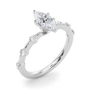 Daisy Marquise Engagement Ring