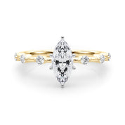 Daisy Marquise Engagement Ring