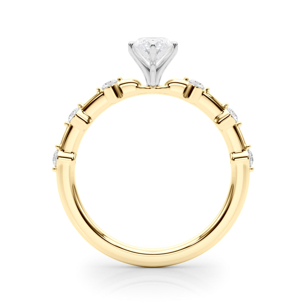 Daisy Marquise Engagement Ring