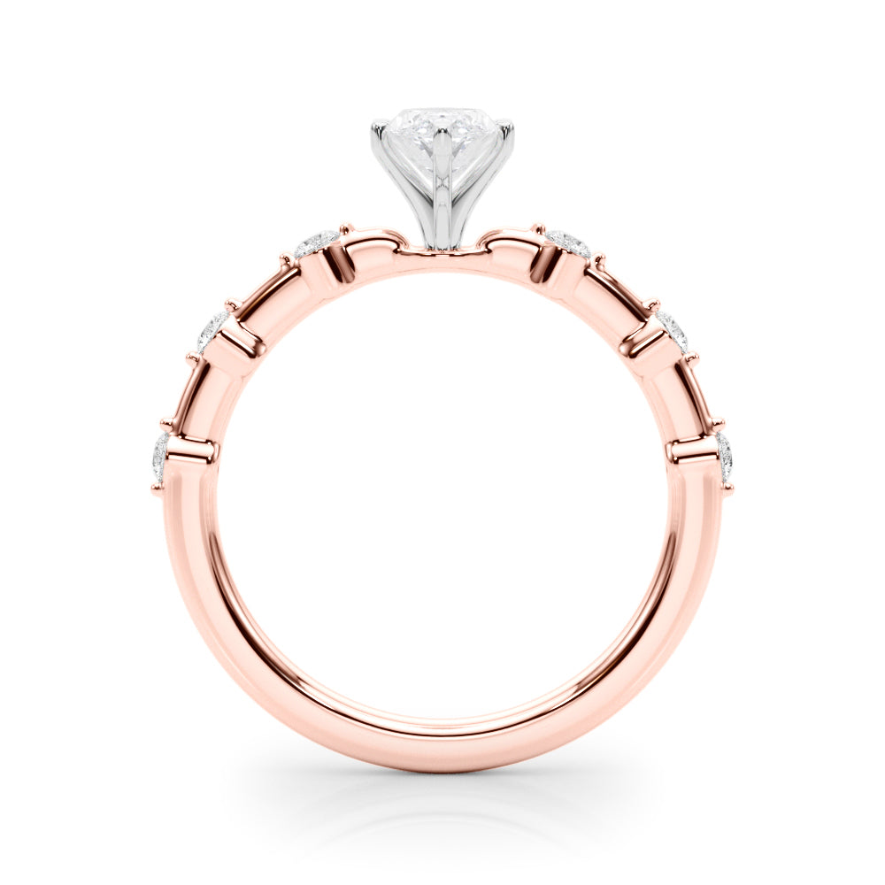 Daisy Marquise Engagement Ring