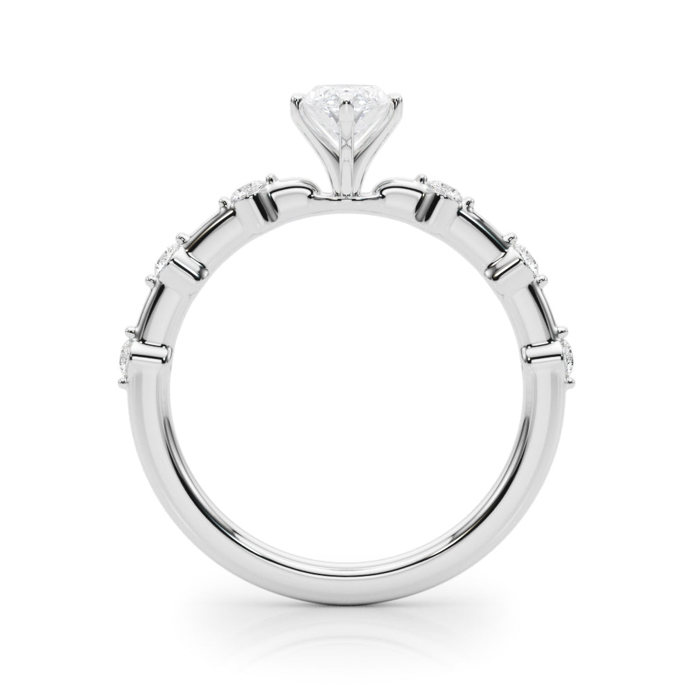 Daisy Marquise Engagement Ring