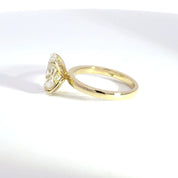 3.01ct F-VS1 Oval Lab Diamond Bloom