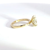 3.01ct F-VS1 Oval Lab Diamond Bloom