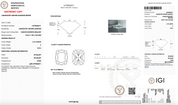3.10ct E VVS2 Elongated Cushion Lab Grown Diamond