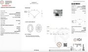 2.00ct E VVS2 Moval Lab Grown Diamond