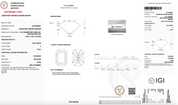 3.55ct E VVS2 Radiant Lab Grown Diamond