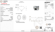 2.54ct E VVS2 Oval Lab Grown Diamond