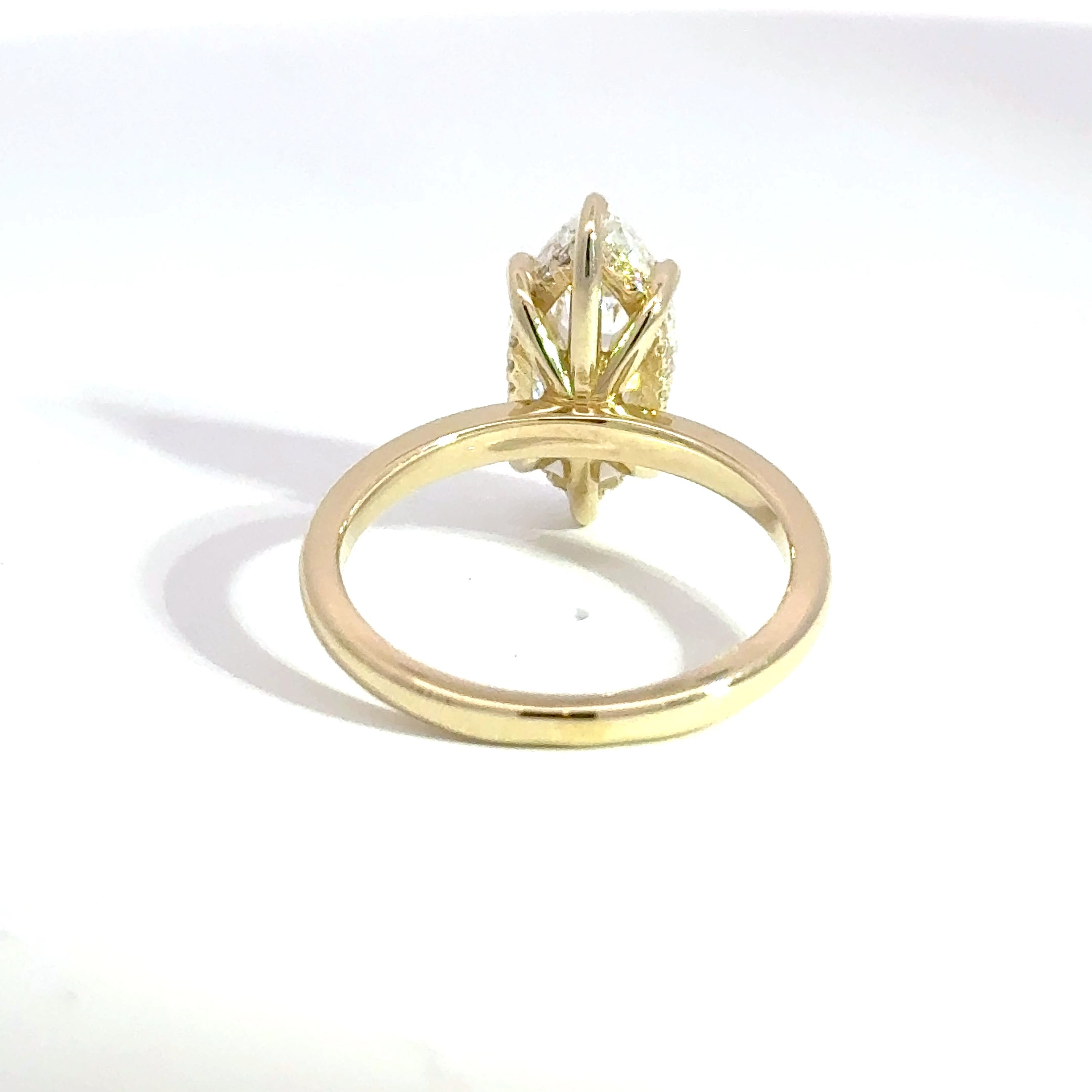 2.55ct E-VVS2 Marquise Lab Diamond Verity