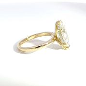 2.55ct E-VVS2 Marquise Lab Diamond Verity